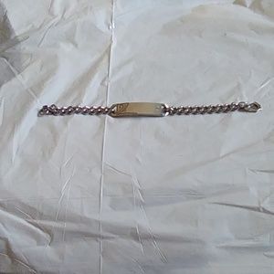 Monogram Crome/Stainless Steel Plated Bracelet